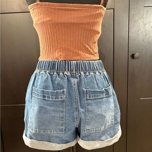 Denim Blue Women's Shorts